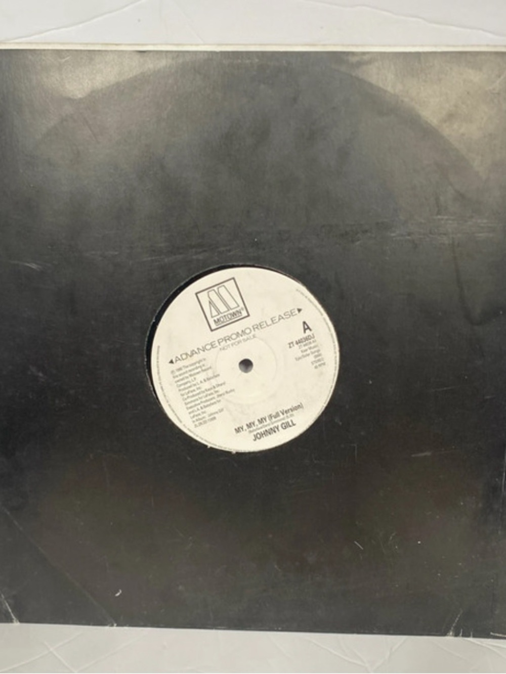 Johnny Gill "My, My, My" Promo Vinyl - Black